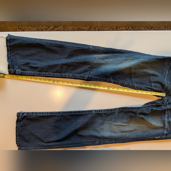 Y2K Big Star Sophie Dark Wash Ultra Low Rise Flare Jeans 29 - Picture 8 of 15